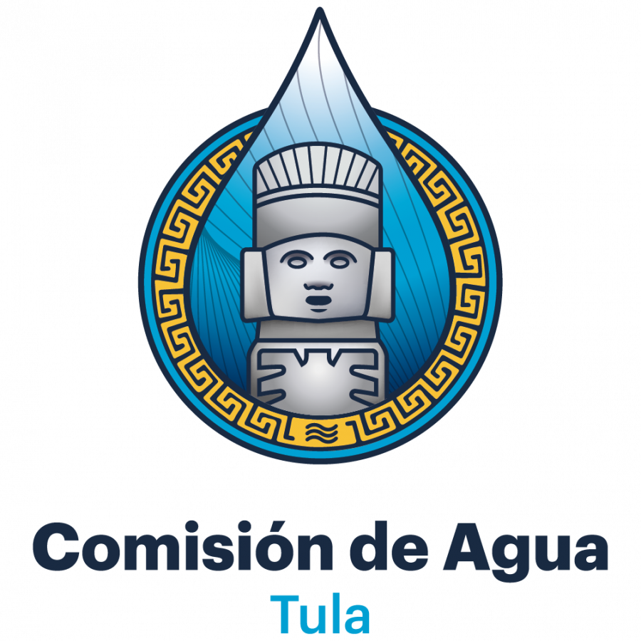 Logo Comision de Agua Tula-vertical